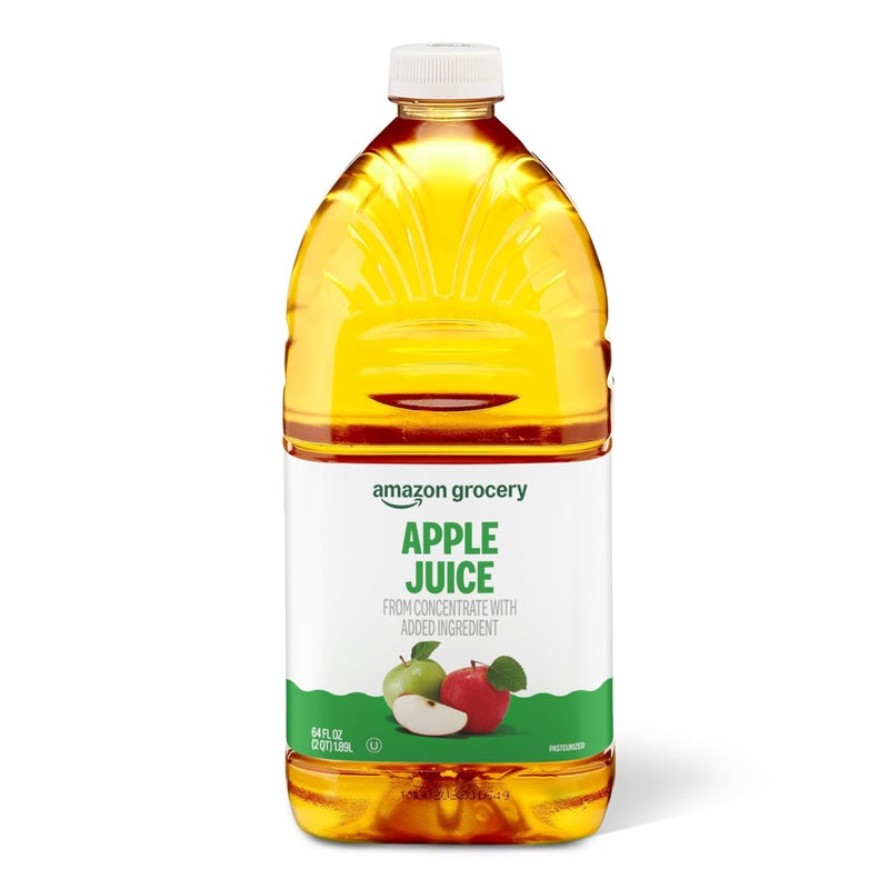 Amazon Grocery, Apple Juice, 64 Fl Oz (Previously Happy Belly, Packaging May Vary) - Image 1